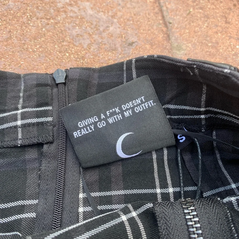 killstar ash tartan skirt - Picture 5 of 8